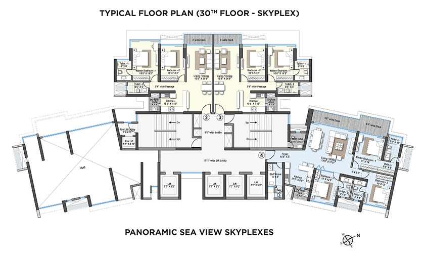 4 BHK Penthouse with terrace